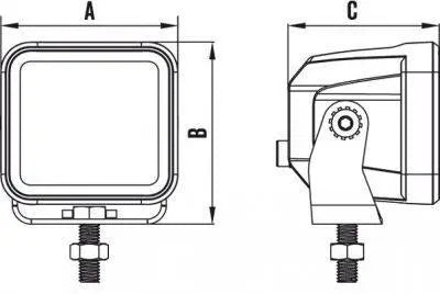 Work Lamp Small 40w - Work Lamps - Roadvision