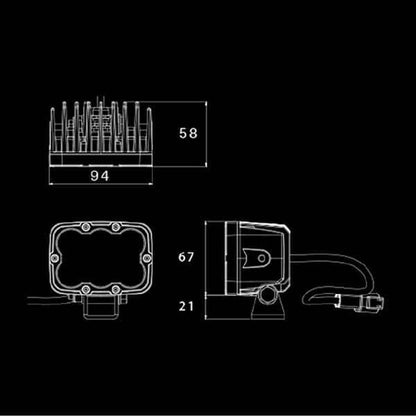 ATOM 25W LED Work Lamp Work Lamps