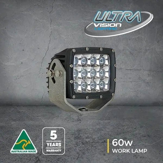 Atom 60 LED Work Lamp - Work Lamps - Ultra Vision Lighting