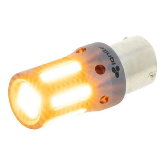 BAU15s Amber, 12V 1500 Lumens (PKT2) LED Signalling Globes