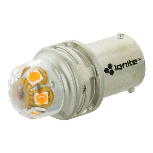 BAU15s Base Amber 12/24V 900 Lumens (PKT2) LED Signalling Globes