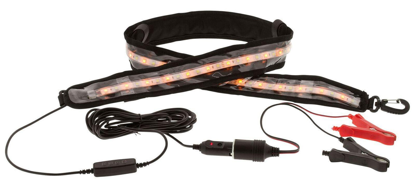 Flexible Led Camping Strip Lamp - Dual Orange/White Illumination Camp Lighting