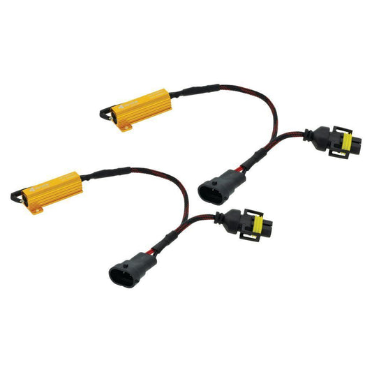 H8/H9/H11/H16/H27 Resistor Canbus Kit 12V (PKT2) LED Headlight Globes