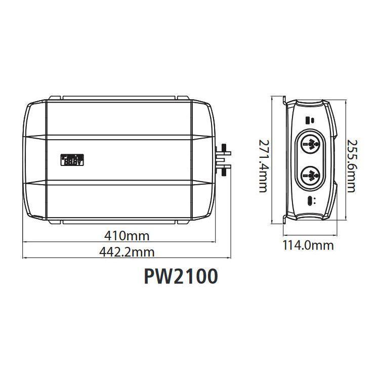 Projecta 12v 2100w Pro Wave Pure Sine Wave Inverter Pure Sine Wave Inverter