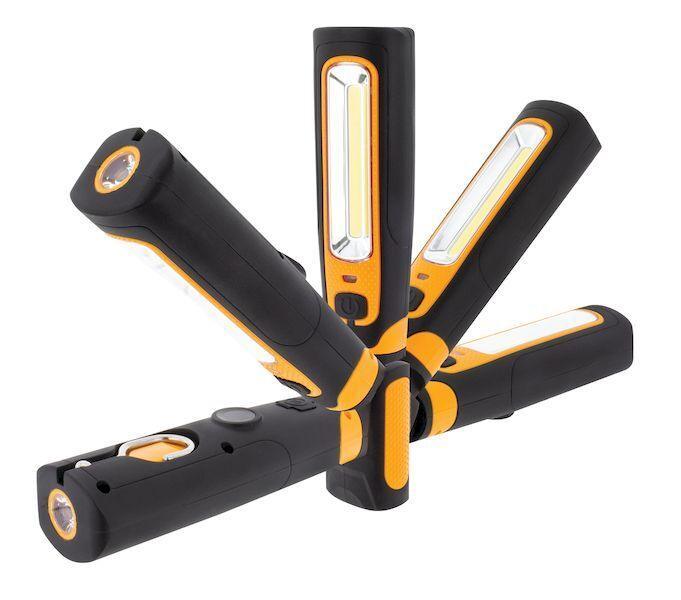 Rechargeable Led Emergency Light W/Torch & Powerbank Inspection lamps